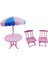 Simülasyon 16CM Minyatür Dollhouse Sandalye Plaj Aksesuarları Yatak Odası Dekor (Yurt Dışından) 4