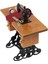 Ahşap Dollhouse Minyatür Dikiş Makinesi Mini Mobilya Oturma Odası Çok Molor (Yurt Dışından) 5