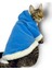 Blue Furry Kapşonlu Sweatshirt Ceket Kedi Süeteri Kıyafeti 4