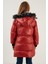 Peluş Astarlı Yakası Suni Kürklü Çıkarılabilir Kapüşonlu Kışlık Mont Kız Çocuk Mont 5761908 5