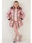 Peluş Astarlı Yakası Suni Kürklü Çıkarılabilir Kapüşonlu Kışlık Mont Kız Çocuk Mont 5761908 3