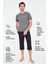 Erkek Antrasit Melanj Kapri Takımı 4