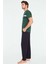 - Erkek Yeşil Battal Pijama Takımı 3