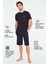 - Erkek Lacivert T-Shirt Şort Takımı 4