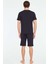 - Erkek Lacivert T-Shirt Şort Takımı 3