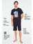 - Erkek Lacivert T-Shirt Şort Takımı 4