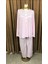 -14083-Kadın Uzun Kollu Patlı İnce % 100 Pamuk Pijama TAKIMI-14083 3