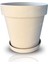 Yalı Nergis Saksı Tabağı No6 Beyaz 26CM Serinova Toxa Saksısı Altlığı Nergiz Plastik Tabak Altlık 5