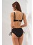 Rhode Bantlı Toparlayıcı Bikini Takım Siyah 231237 2