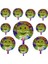 Happy Birthday Smile Gülen Emoji Temalı Parti Balonu Sarı Renk 10 Adet 45 cm 1
