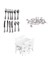 3 Set 1:12 Dollhouse Mutfak Masası Sandalye Set U0026 Sofra Takas Aksesuarları (Yurt Dışından) 1