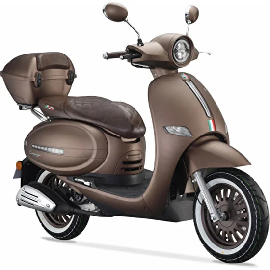 Arora Cappucino 50 Benzinli Motosiklet 2023 Model - Kahverengi