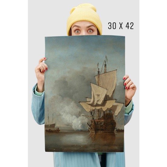 Barok Baroque Kalyon Gemi Sanatsal Poster Yüksek Fiyatı