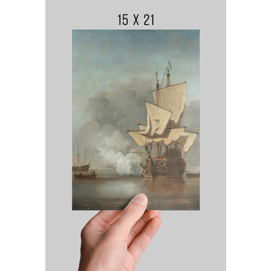 Barok Baroque Kalyon Gemi Sanatsal Poster Yüksek Fiyatı