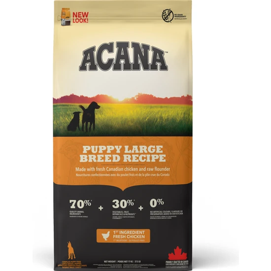 Acana Heritage Puppy Large Breed Köpek Maması   17 Kg