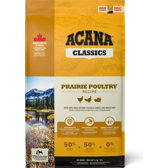 Acana Classics Prairie Poultry Köpek Maması  9,7 kg