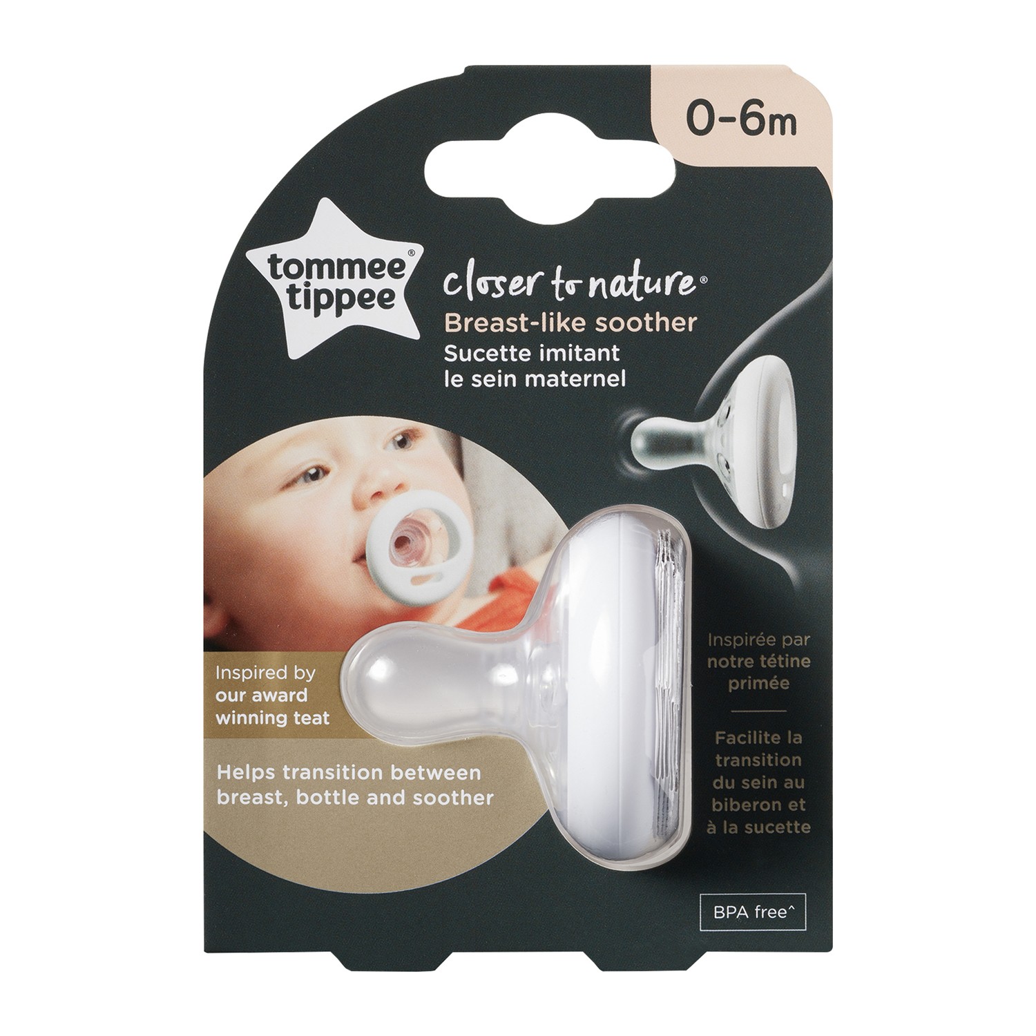 TOMMEE TİPPEE  CLOSER TO NATURE BREAST-LİKE SOOTHER EMZİK 6-18 M ile ilgili görsel sonucu