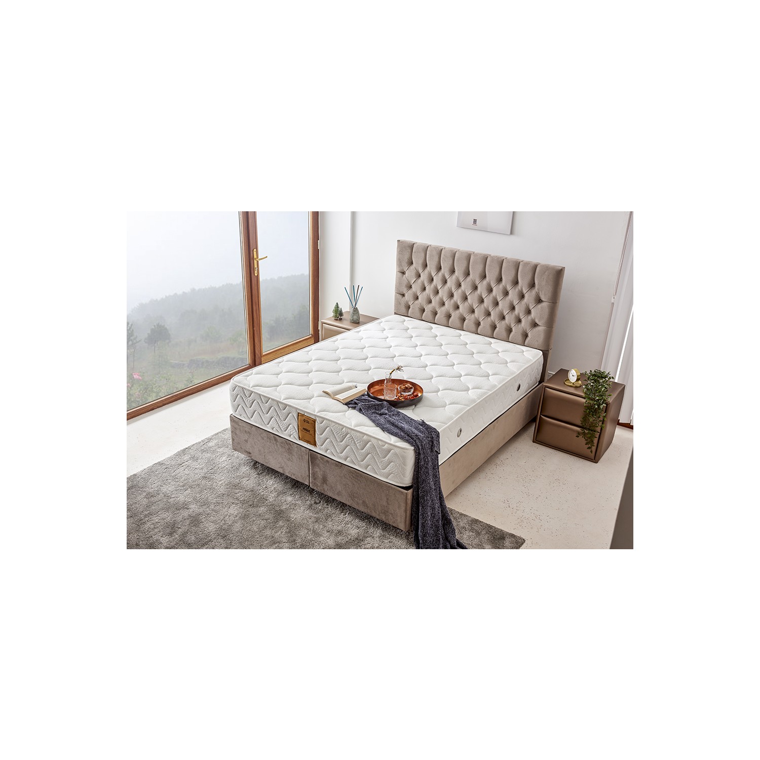 Niron Yatak Relax 28 cm OrtaSert Lüks 180 x 200 Cm Çift