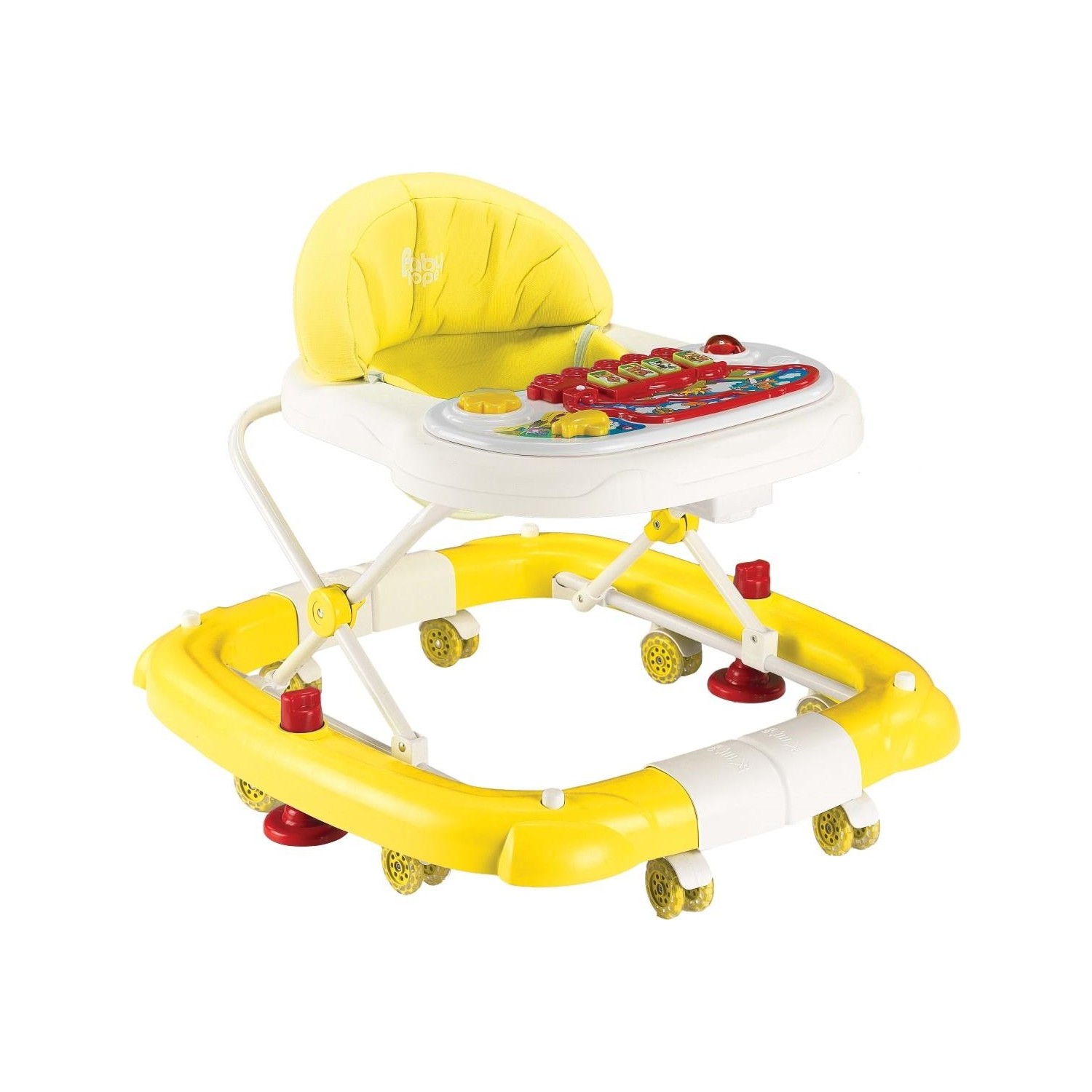 BabyHope 211 Salla Bebek Yürüteç Sarı Fiyatı Taksit