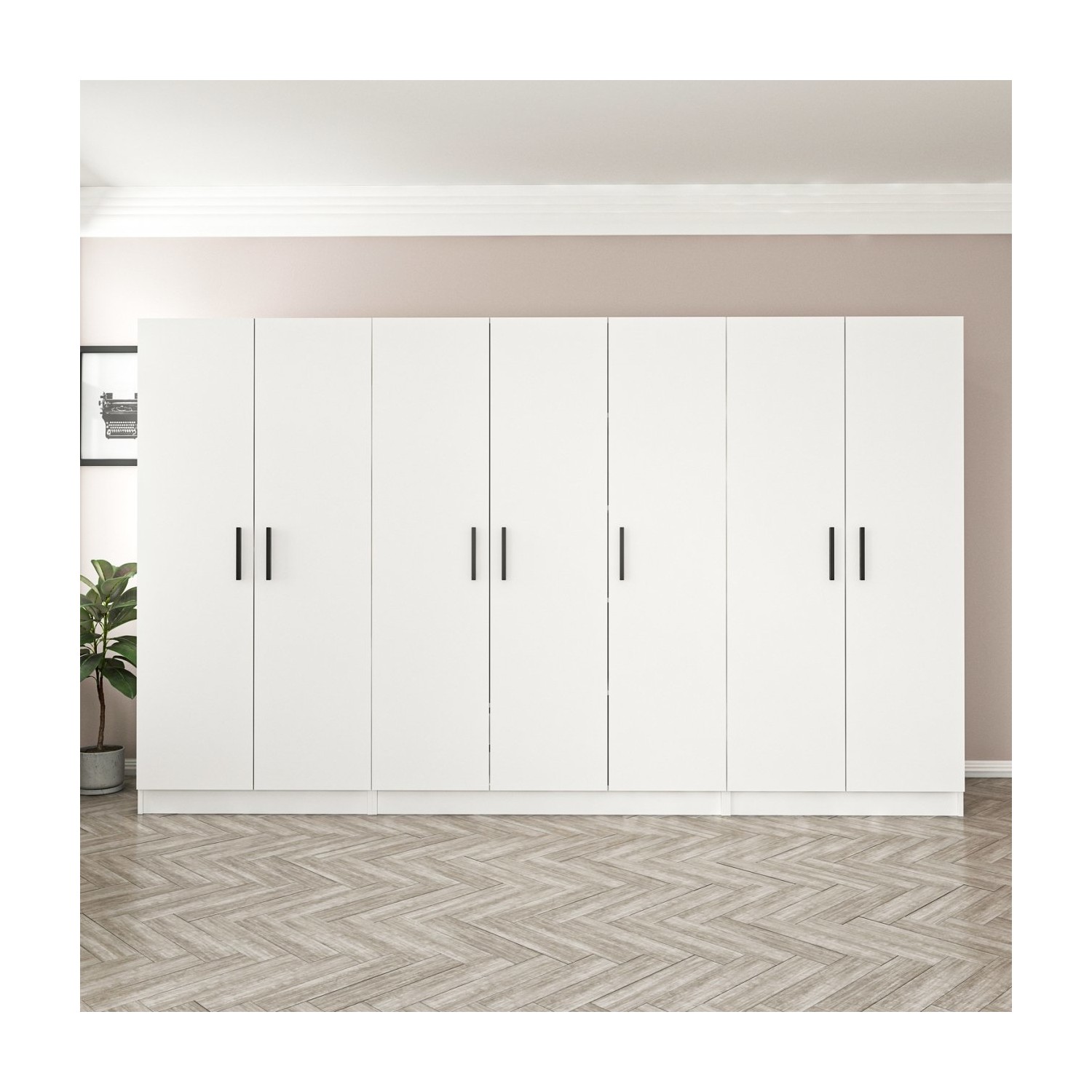 Minar Kale 7 Kapaklı Zincir Dolap Gardrop Beyaz Fiyatı Minar Kale 7 Kapaklı Zincir Dolap Gardrop Beyaz Fiyatı