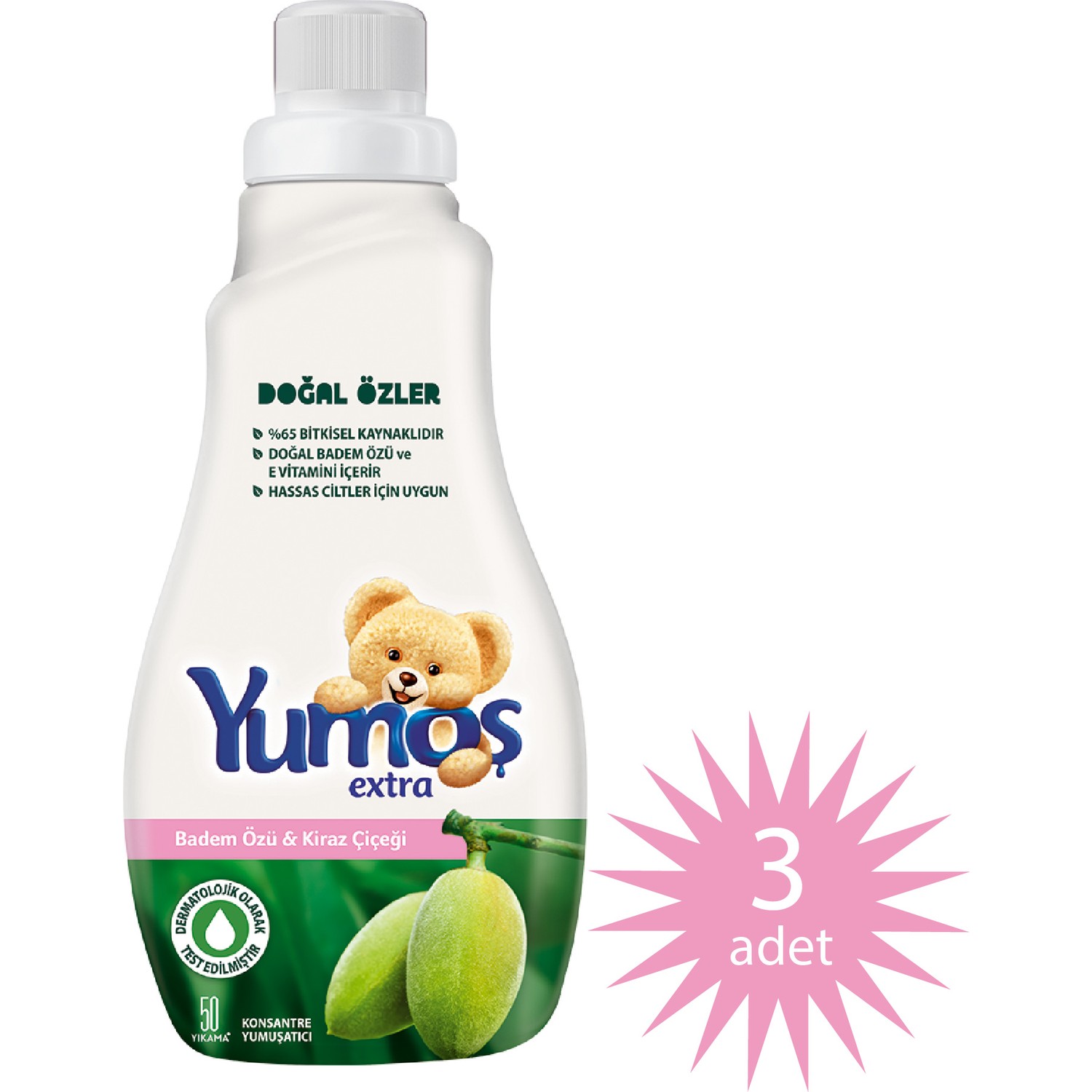 Yumoş Extra Doğal Özler Badem Özü & Kiraz Çiçeği 1200 ml Yumoş Extra Doğal Özler Badem Özü & Kiraz Çiçeği 1200 ml