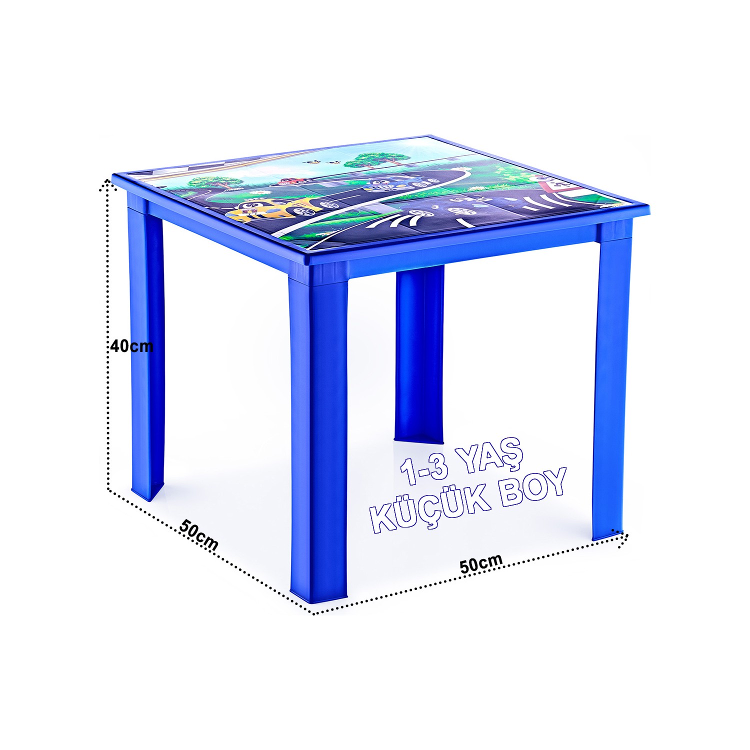 Banadabul Çocuk Masa Sandalye Takımı Mavi Araba 13 Yaş Fiyatı