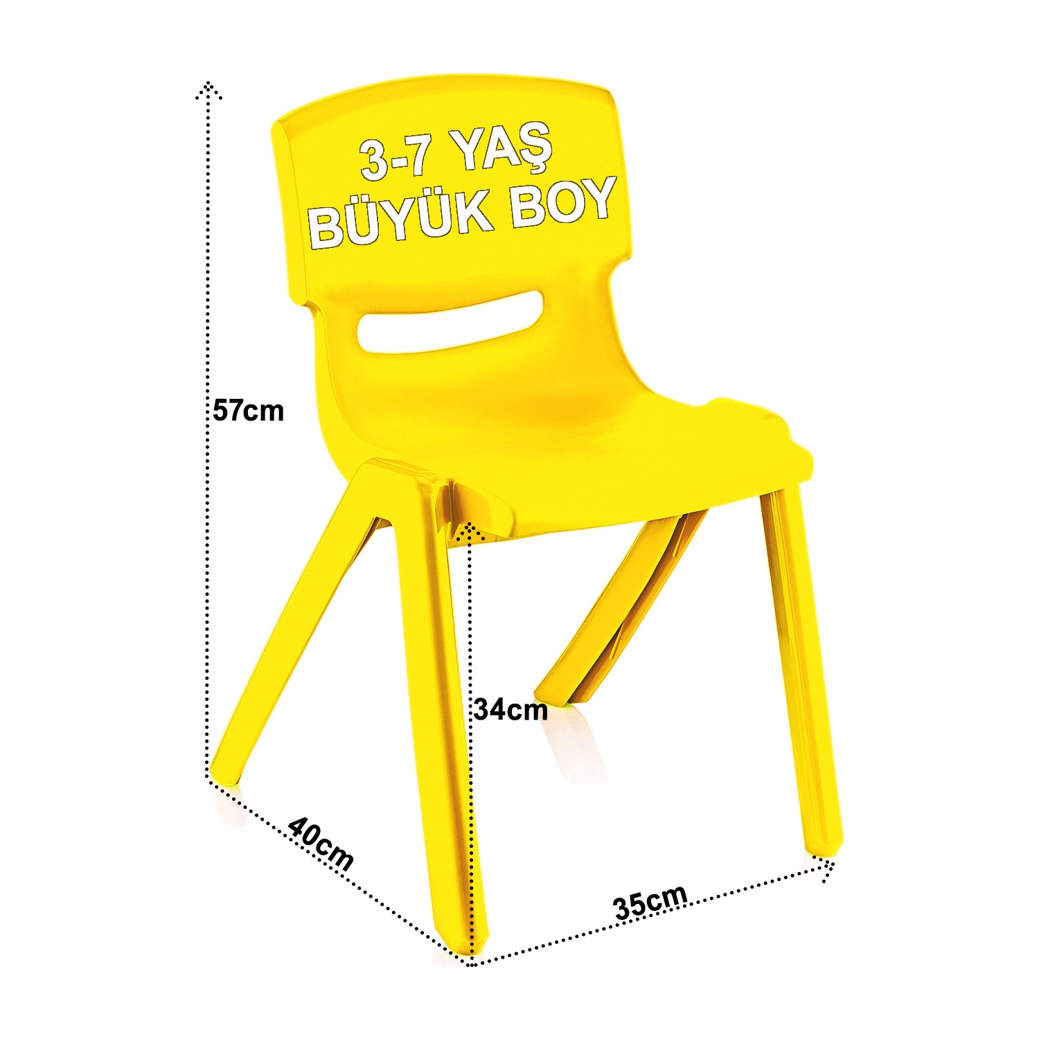 Banadabul Fiore Çocuk Masa Sandalye Takımı Sarı 37 Yaş Fiyatı