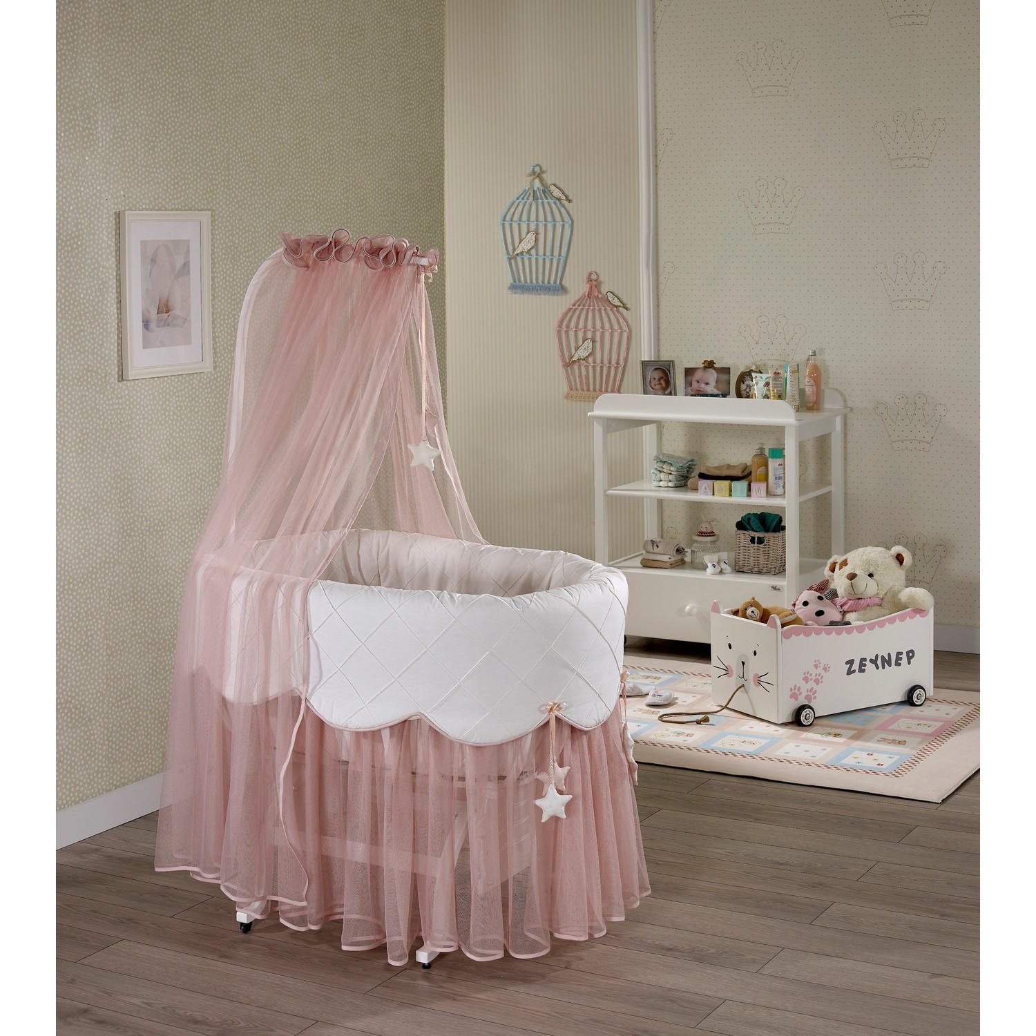 Meltem Smart Culla Sallanır Ahşap Sepet Beşik 50x90 cm