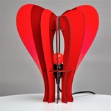Woodact Hera Sevgililer Günü Özel Tasarımı Kalpli Gece Lambası