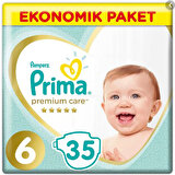 Prima Premium Care 6 Beden Ekstra Large Bebek Bezi 35 Adet