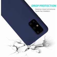 Case 4U Samsung Galaxy S20 Plus Kılıf Klasik Mat Renkli Yumuşak Premier Silikon Siyah