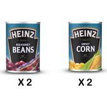 HEINZ Salata Lezzet Paketi 2'li Mısır Konservesi 400 gr  + 2'li Meksika Fasulyesi Konservesi 400 gr