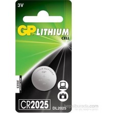 GP CR2025 3V Lityum Pil 1 Adet