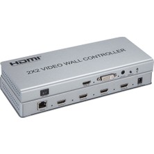 Gplus FHDVW242 2x2 Video Wall Controller Işlemci Full Hd 60 Hz Duvar Ekran Cctv Dvr Nvr Pc Notebook Çoklu Monitör Ekran Genişletici Profesyonel Switch