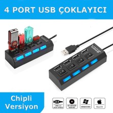 PolyGold 4 Port USB 2.0 Seri Hız Anahtarlı Işıklı USB Çoklayıcı