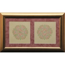 e38 EL İŞÇİLİĞİ RENKLİ HALKÂR PENÇ MOTİFLERİ 38 * 61 cm - 1572