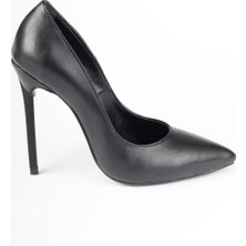 Modabuymus Siyah Renk Yüksek Topuklu Stiletto - Lapita