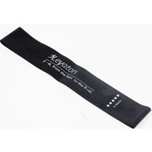 Leyaton Latex Aerobik Band 1,1 mm Extra Sert Siyah