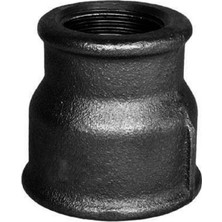Trakya Döküm Siyah Dişli Manşon Armut Redüksiyon 11/2"-11/4" İnç