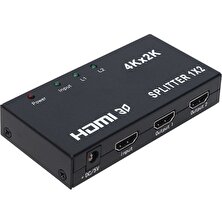 Powermaster 1x2 HDMI Splitter 2port 1080P