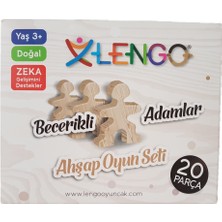 Xlengo Becerikli Adamlar Ahşap Oyuncak - 20 Parça