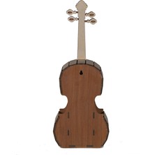 Wood Kids Ahşap Gitar Modeli Duvar ve Masa Saati