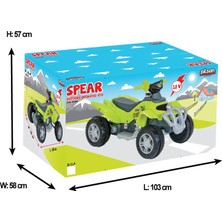 Pilsan Spear 12V Akülü Atv Kırmızı 05-236