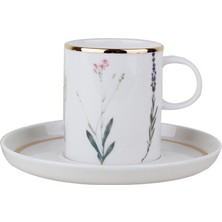 Porland Botanical Tabaklı Kahve Fincanı 80cc