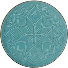 Porland Christina Turkuaz Düz Tabak 27 cm