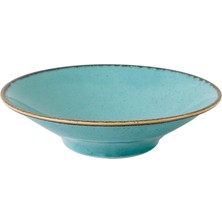 Porland Seasons Turkuaz Çukur Tabak 19 cm