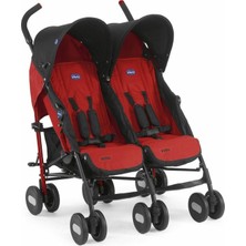 Chicco Echo Twin İkiz Baston Bebek Arabası / Garnet