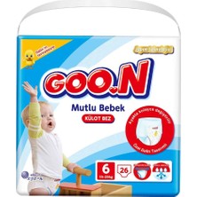 Goon Mutlu Bebek Külot Bez 6 Beden Jumbo Paket 24 Adet