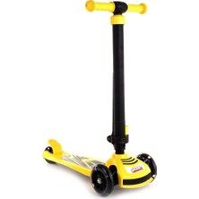 Pilsan Power 3 Tekerlekli Katlanabilir Işıklı Sarı Scooter