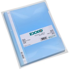 Exxo Pp Telli Dosya A4 50'li Açık Mavi